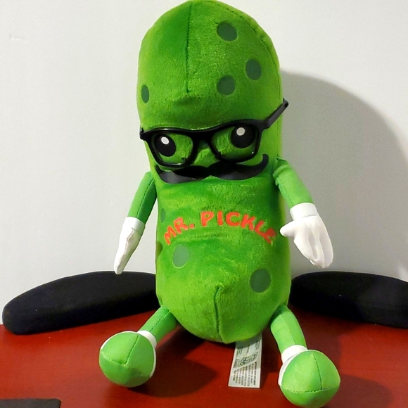 FIESTA Mr. Pickle Green 17" Plush Stuffed Animal - Picture 1 of 6